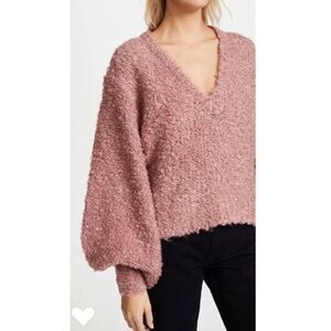 C/MEO Collective V-Neck Bell Sleeve Sweater